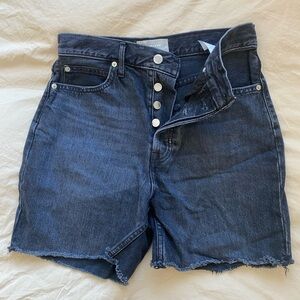 Everlane High-Waisted Denim Shorts